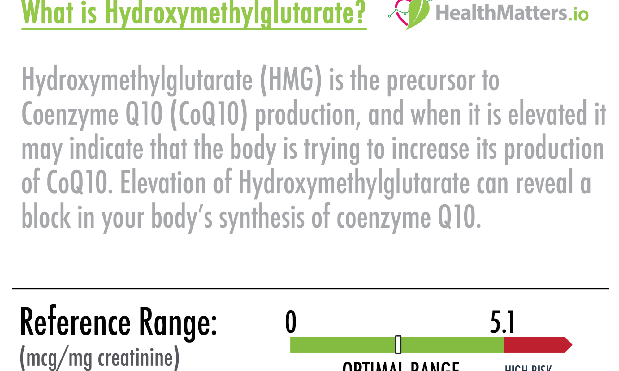 hydroxymethylglutarate high low meaning treatment